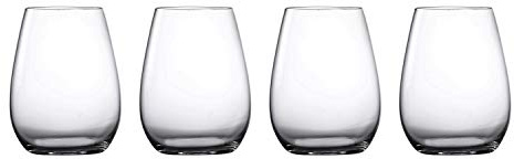 Waterford Marquis Moments 40033798 Wine Stemless Set of 4, Glass, 550ml, Crystal