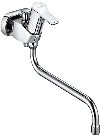 KLUDI PURE&EASY Spezial Badewannenarmatur, Einhebelmischer 45 mm ohne Brausegarnitur in Chrom, 375910565