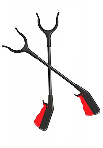 ZZDZW 2 Stück Greifzange Müllzange 60cm Müllgreifer Greifarm Greifhilfe Handgreifer Garten Greifer Für Senioren MüLlsammelzange Leicht Müll Zange Greifarm Für Müll Tragbare Für Abfallsammlung