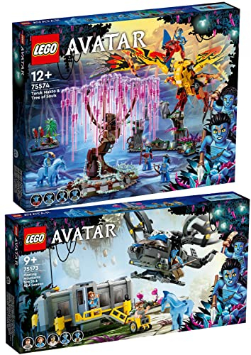 Lego Avatar Set of 2: 75573 Floating Mountains: Site 26 and RDA Samson & 75574 Toruk Makto and the Tree of Souls