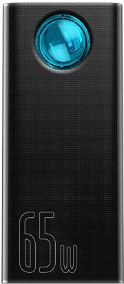 65W Power Bank 30000mAh PD Carga rápida Powerbank Cargador rápido Externo portátil para teléfono Tablet para Xiaomi 30000PowerbankBlack