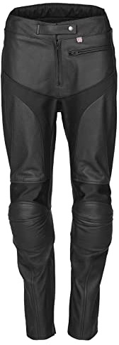 Noru Women’s Kuro Leather Motorcycle Pants Black