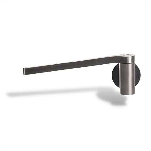 Happy Sinks Magnetischer Geschirrtuchhalter für Küchenspüle –funktioniert auf Stahl, Metallspülen –Geschirrtuchaufhänger mit starker magnetischer Rückseite,
