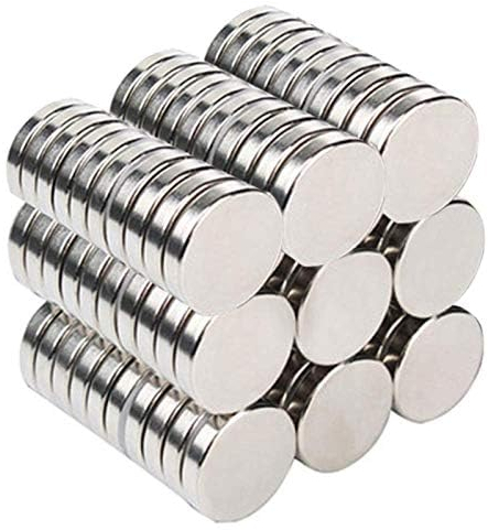 Faburo 70pz Magneti Piccoli, Magnete permanente Calamita 10 x 2 mm, Mini Magneti per Frigorifero, Calamite per Lavagna, Magnete Potenti.