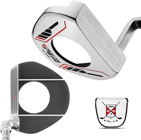 PGM Golf-Putter – Ultra niedriger Schwerpunkt – Stabilität – Professioneller Einzelschläger mit Sichtschnur