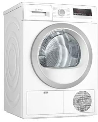 Bosch - Secadora de Condensación, 60 cm, Serie 4, Blanco, WTN85201ES