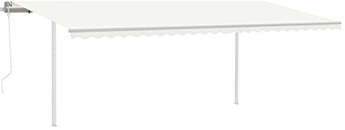 Gecheer Tenda,da Sole,Autoportante,Retrattile,Automatica,Crema,6x3 m,Tenda da Sole Automatica,Tenda Esterno Sole,Tenda Balcone,Tenda da Sole Esterno,Terrazzo,Patio,Giardino