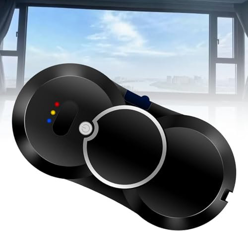 Hydravex Robot lavavetri con spruzzo d'Acqua Automatico, Potenza di aspirazione 5600PA Robot lavavetri Automatico con sensore di rilevamento anticaduta per finestre, vetri, pareti in Marmo,Black