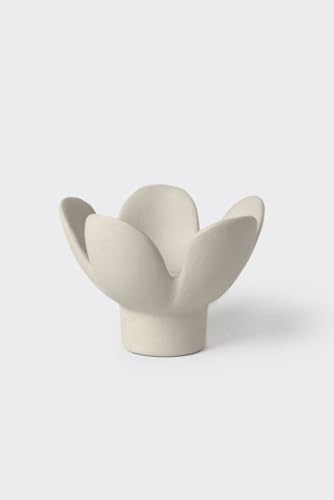 Räder Kerzenhalter Blume beige