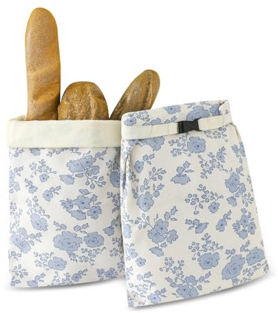 Beeswax Bread Bags for Homemade bread,2 Pack Sourdough Bread Bags,Reusable Bread Bourdough Storage