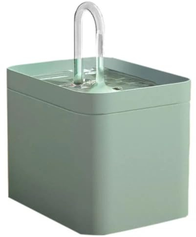 JuHongLeMin Fontana di circolazione automatica per animali domestici da 1,5 l, tripla filtrazione ultra silenziosa, più sana, facile da pulire e salvaspazio, per gatti, cani e uccelli (5 V-1)