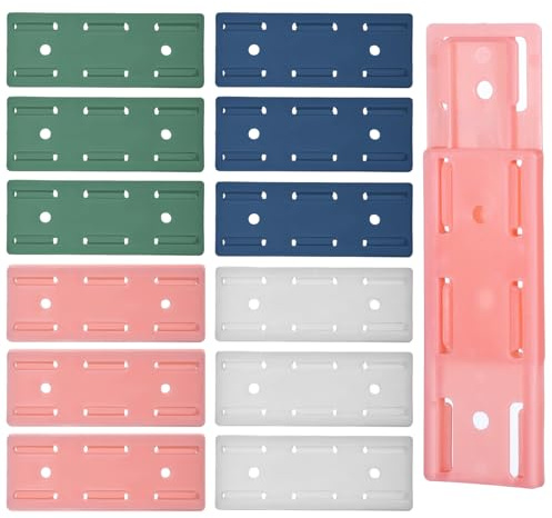 12 soportes autoadhesivos para enchufes de escritorio, soportes de enchufe móviles sin perforaciones, soportes de regleta de alimentación, fijador de pared con tiras autoadhesivas para organizar