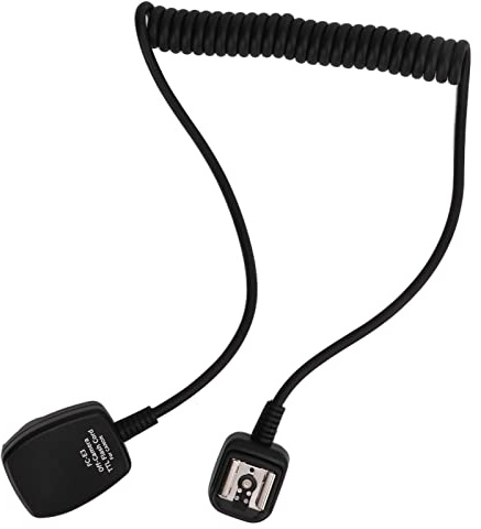 Tbest Off Camera Flash Cord Professional TTL Sync Extension Hot Shoe Mount for 600EX RT 580EX II 1. Spring Line Flexible Lighting Solution