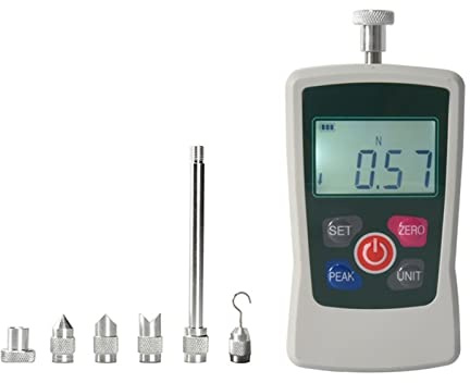 Dinamometro Calibro di forza digitale 300N Quattro unità Oz, Lb, N, Kg, dinamometro for strumento misurazione della spinta portatile(30N)