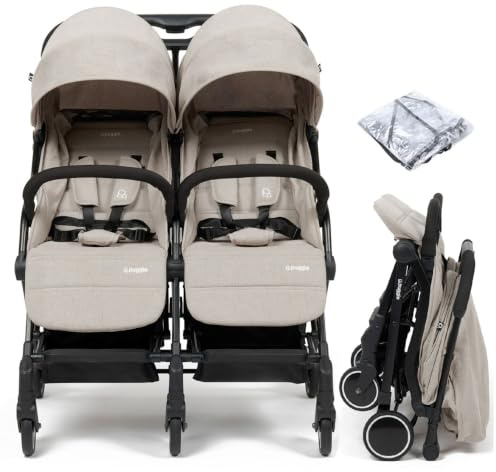 Puggle City Traveller Double Pushchair (Cashmere)