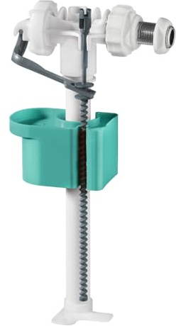 461601 Schläfer | Robinet flottant universel 3/8 pour réservoir de toilette, raccord en laiton, silencieux compatible avec le réservoir Sigma de Geberit et le modèle Sara de Pucci, vanne réglable