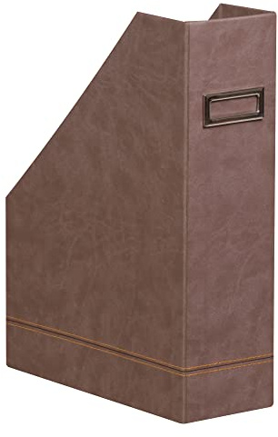 Clairefontaine Rhodiarama – Revistero (piel sintética italiano 10 x 25 x 31 cm) Chocolate