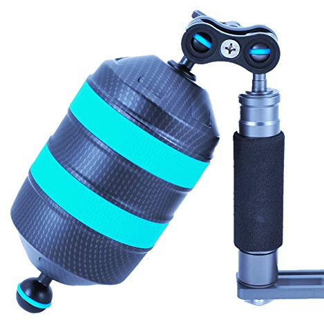 Divtek Schwimmerarm, Tauchhalterung mit Nauticam Bajonett-Halterung, verbessertes leichtes Gewicht für Unterwasserkamera, Tablett, Tauchen, Video-Lichter, Arme