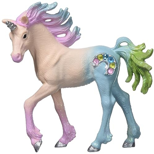 SCHLEICH BAYALA | Bonbon Einhorn Fohlen 70724 | detailgetreue, Fantastische Figuren | tolles Geschenk für Mädchen und Jungen | wunderschöne Sammelfiguren | Spielfigur ab 5 Jahren | 8 x 4 x 8 cm