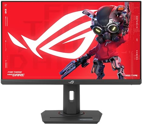 ASUS ROG Strix XG259CMS - 25 Zoll Esports Gaming Monitor - 310 Hz, 1ms GtG, FreeSync, AdaptiveSync, G-Sync, ELMB-Sync, DisplayHDR 400 - Fast-IPS, 16:9, 1920x1080, DisplayPort, HDMI, 7.5W USB-C, Ergo