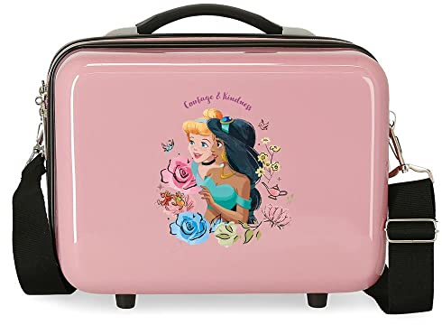 Disney Anpassbare Kulturtasche mit Umhängetasche, rosa, 29 x 21 x 15 cm, starr, ABS 9,14 l