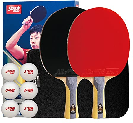 tischtennisschläger tischtennisschläger Set tischtennisschläger Profi Der Schläger der Wahl des Champions, Tischtennisschläger für fortgeschrittene oder fortgeschrittene Spieler, perfekt für Sp