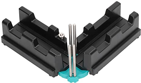 Fafeicy 2-in-1 Gehrungsmess-Schneidwerkzeug, Hochpräzises Gehrungssägen-Winkelmesser-Werkzeug, mit 85 Bis 180 Grad Winkelklemme