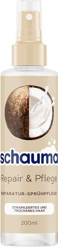 Schauma Soin en spray Repair & Soin (200 ml) - Après-shampooing en spray aide à démêler les cheveux - Après-shampoing avec protection thermique jusqu'à 230 °C - Après-shampoing pour cheveux
