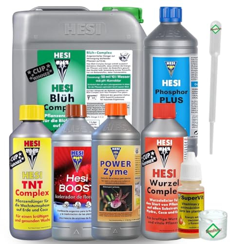 Weedness Hesi Engrais Kit de Démarrage All-Star - Croissance Engrais Intérieur Kit Engrais Naturel