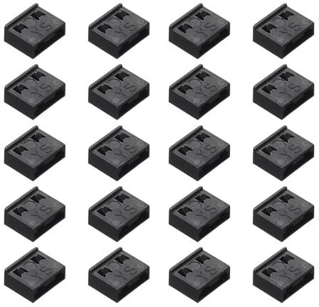 sourcing map 20pcs Port Blocker PP Locking USB Port/Dust PC Blocker Black