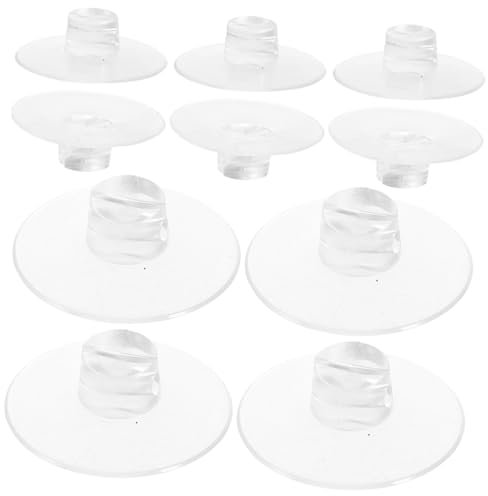 MUSISALY 12pcs Suction Cup Cable Organizer Clips 4.3cm Slotted Suction Holders for Wire Management for Wall Mounting Light Strings Suitable for Home and Holiday Decor