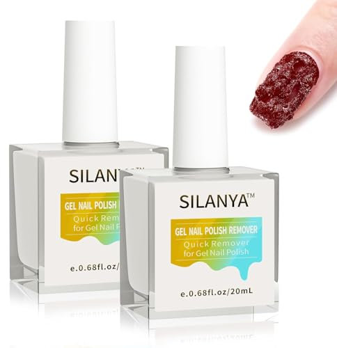 Nagellackentferner, schnell & einfach, für UV-Gel, Acryl Naturnägel, kein stechender Geruch, schonend & effektiv, entfernt Gelpolitur in 3 Minuten, ideal für DIY-Maniküre zu Hause