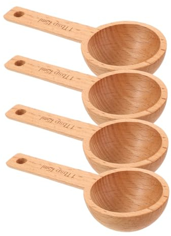 Garneck 4pièces Cuillères Doseuses à Café Pour Mesure De Café Moulu Thé Vrac Et Autres Ingrédients