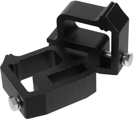 JECOMPRIS 2pcs Ladder Rack Clamps Truck Cap Mounting Clamp for Roof Racks Heavy Duty