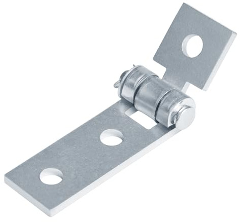 OTTFF 6 Pack 3 Hole Adjustable Hinges, 1-5/8 Strut Channel Bracket Fitting, 7/32 Thick