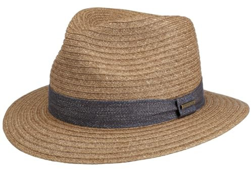 Stetson Toyo Traveller Stråhatt Herrar - hatt solhatt Vår-sommar Sommar - XL (60-61 cm) ljusbrun