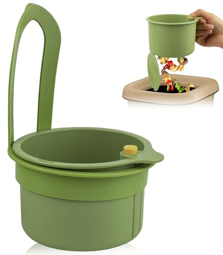 Sieb für Spülbecken, Spülbeckensieb Snap-Button Abnehmbare Abtropfkorb für Spülbecken Waschen Organizer In Spüle Küche