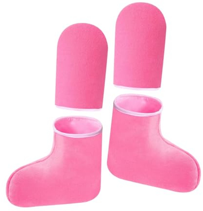 POPETPOP Guanti Per Cera Di Paraffina Per Mani e Piedi Muffole Di Paraffina Per Manicure e Pedicure Accessori Per Spa Casa Salone