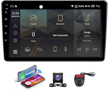 Autoradio Android 13 9 Pouces pour Citroën C5 (2008-2017) avec GPS, Bluetooth, Wi-FI 4G, DSP, Radio numérique Dab+ et RDS, système de Navigation Tactile