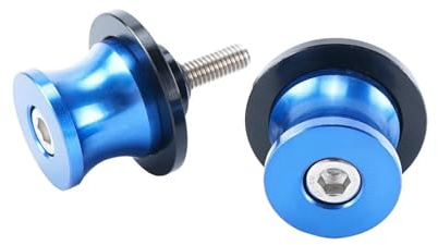 Motorstång Motorcykel 6 Mm Swingarm Spool Sliders Axelskydd För FZ1 FZ8 FZ800 FZ1000 MT03 MT09 MT10 YZF-R1 R6 TDM900(Blauw)