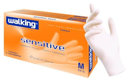 HAIR ON Latex-Handschuhe, Größe L, 100 Stück