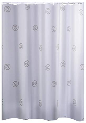 RIDDER Duschvorhang Textil Univers grau 240x180 cm
