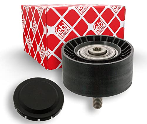 febi bilstein 47597 Umlenkrolle für Keilrippenriemen, mit Schraube, 1 Stück | Kompatibel mit: BMW 1, 1, 2 Cabriolet, 2 Coupe, 3, 3 Gran Turismo, 3 Touring, 4 Cabriolet, 4 Coupe, 4 Gran Coupe, 5