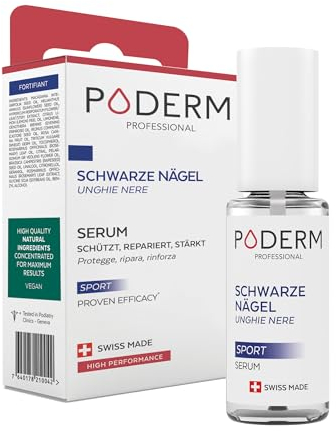 PODERM - BLAUE TRAUMATISIERTE NÄGEL | Pflanzliche Behandlung gegen Hämatome, Pilze und Bakterien | Repariert und pflegt | Professionelle Fuß- und Handpflege | Einfach & schnell | Swiss Made