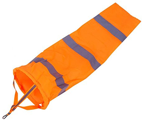 Windsack für Flughafen, 30 Zoll Polyester Freizeittasche mit winddichter Polsterung, Tasche mit Reflektorhaube zur Messung der Windrichtung