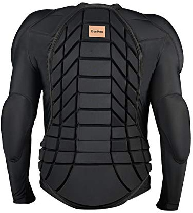 BenKen Men's Women's Professional Anti-Collision Sports Shirts Motorcycle Protective Jacket Full Body Armor Protector Back Protector for Skateboarding Skating Snowboarding Cycling