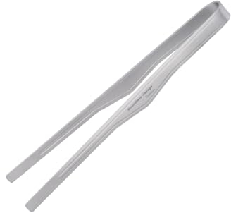 Boundless Voyage Titanium Tweezer Tea Cup Clip Steak Lid Barbecue Anti-scalding Clip Tong Kitchen Tongs Salad Sugar Ice Food Toast Tongs Ti1011T