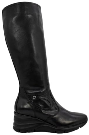 Nero Giardini I411821D Stivali Donna in Pelle - Nero 37 EU