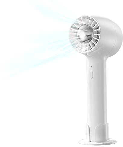 Ventilateur Portable Rechargeable,Mini Ventilateur Silencieux,Ventilateur à Main,Rechargeable 2000mAh Batterie,Avec 3 Vitesses Réglable Portable Fan,Ventilateur De Poche pour Bureau Voyage Camping