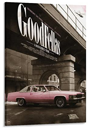 DAGUYS Vintage Goodfellas Filmposter 1 Kunstposter Leinwand Gemälde Dekor Wanddruck Foto Zuhause Moderne dekorative Poster 60 x 90 cm